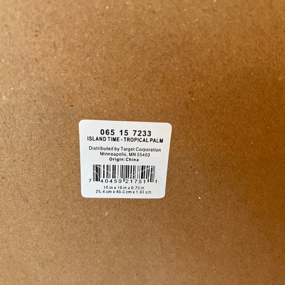 Island Time Tropical Palm Framed Tree Print - Picture 2 of 3